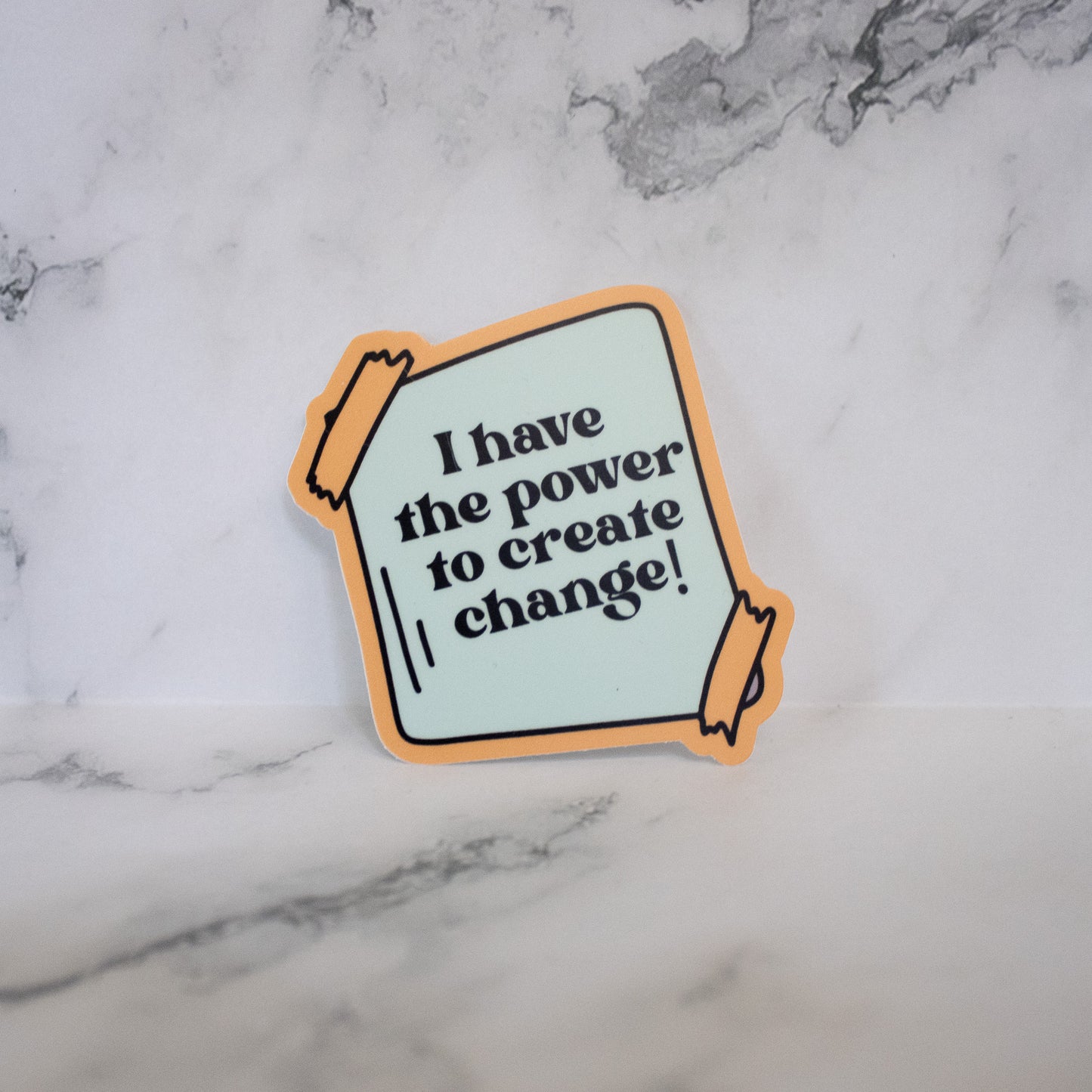 Create Change - Positivity Post-it Sticker