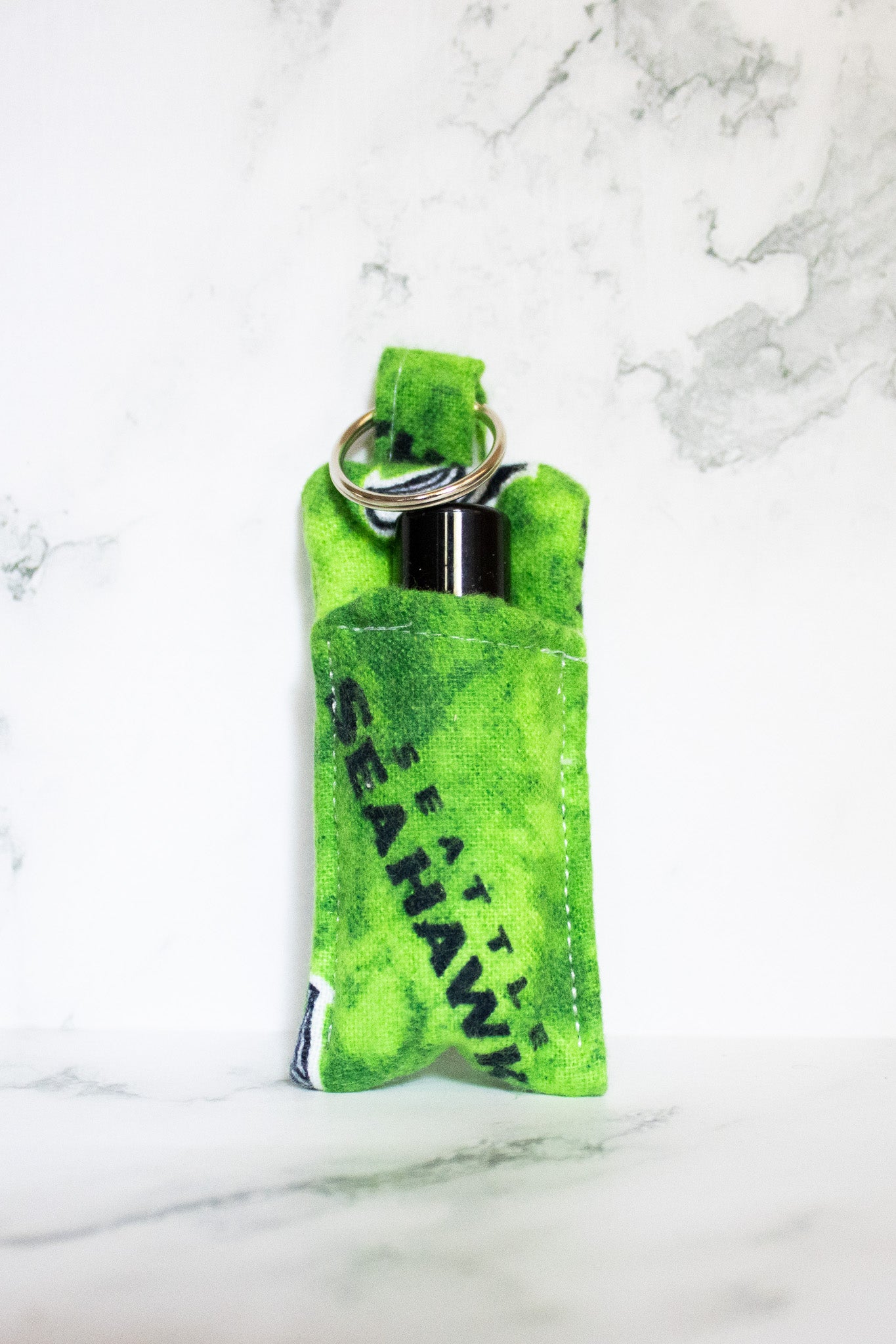 Green Seahawks Chapstick Sidekick